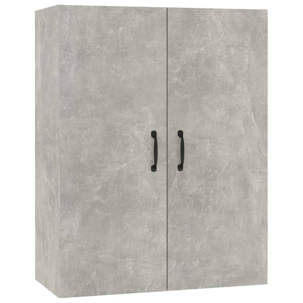 vidaXL Wall Cabinet Concrete Grey 69.5x34x90 cm Engineered Wood