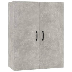 vidaXL Meuble Haut Gris Ciment 69,5x34x90 cm Bois d'ingénierie