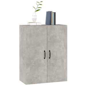 vidaXL Meuble Haut Gris Ciment 69,5x34x90 cm Bois d'ingénierie
