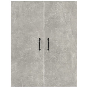 vidaXL Meuble Haut Gris Ciment 69,5x34x90 cm Bois d'ingénierie