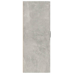 vidaXL Meuble Haut Gris Ciment 69,5x34x90 cm Bois d'ingénierie