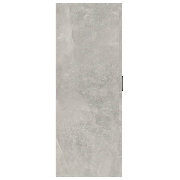 vidaXL Meuble Haut Gris Ciment 69,5x34x90 cm Bois d'ingénierie