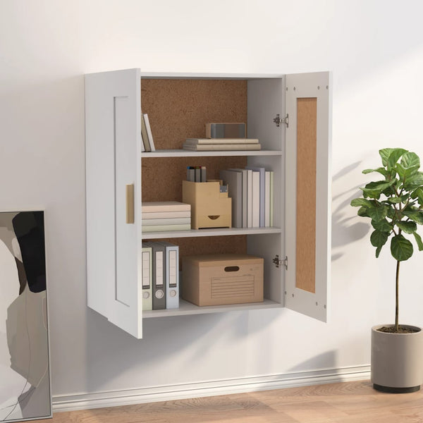 Weißer Wandschrank 69,5x32,5x90 cm
