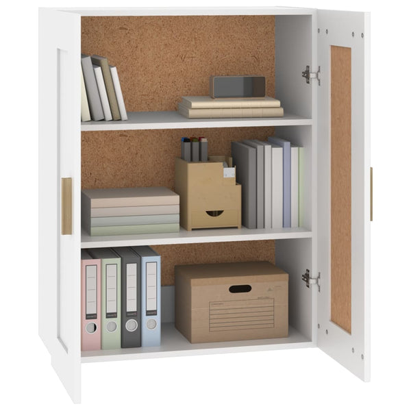 Weißer Wandschrank 69,5x32,5x90 cm
