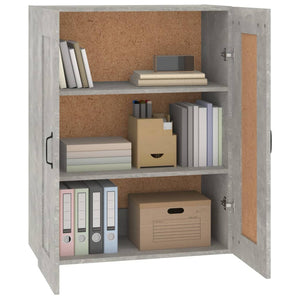 Betongrauer Hängeschrank 69,5x90 cm
