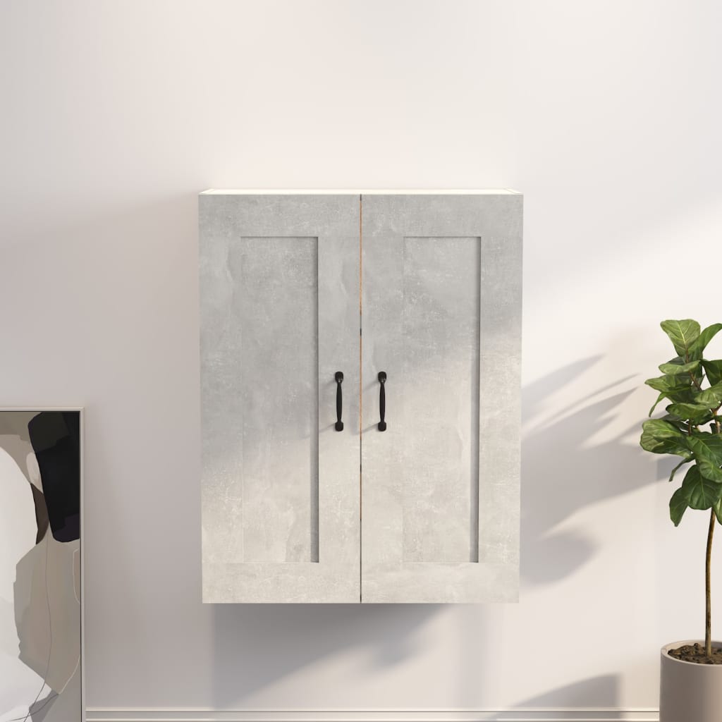 Betongrauer Hängeschrank 69,5x90 cm