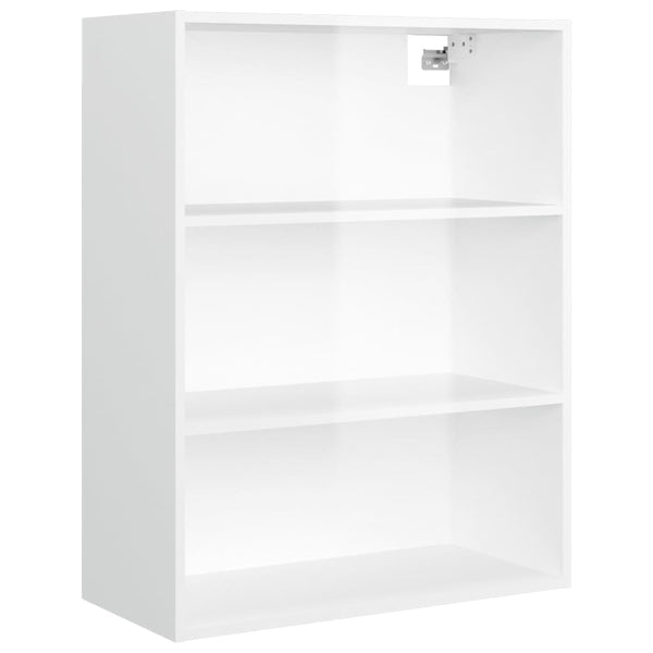 Hängeschrank Hochglanz Weiß 69,5x32,5x90 cm