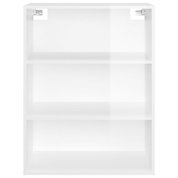 Hängeschrank Hochglanz Weiß 69,5x32,5x90 cm