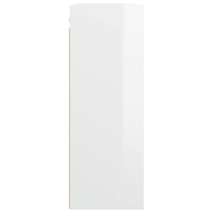 Hängeschrank Hochglanz Weiß 69,5x32,5x90 cm