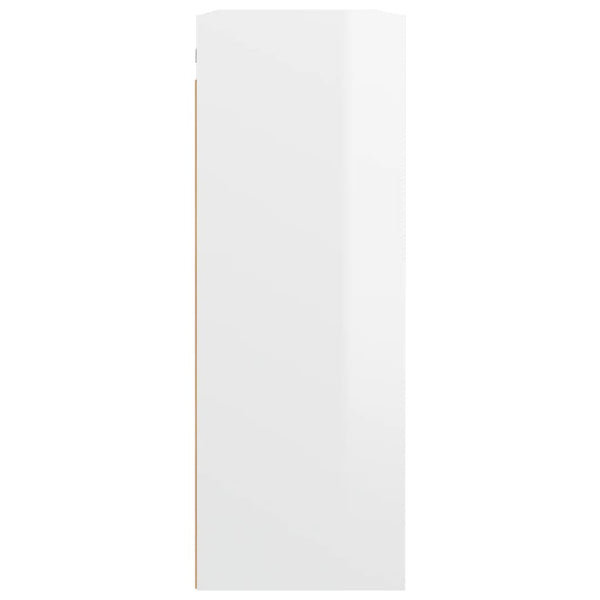 Hängeschrank Hochglanz Weiß 69,5x32,5x90 cm