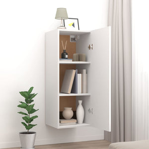Hängeschrank Weiß 34,5x34x90 cm