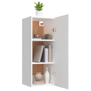 Hängeschrank Weiß 34,5x34x90 cm