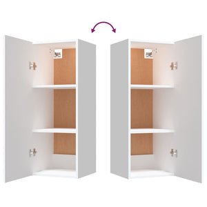 Hängeschrank Weiß 34,5x34x90 cm