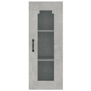 Hängeschrank Betongrau 34,5x34x90 cm
