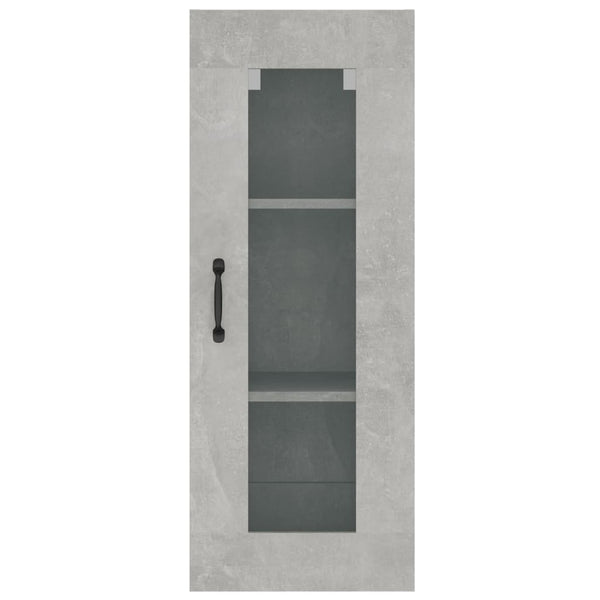 Hängeschrank Betongrau 34,5x34x90 cm