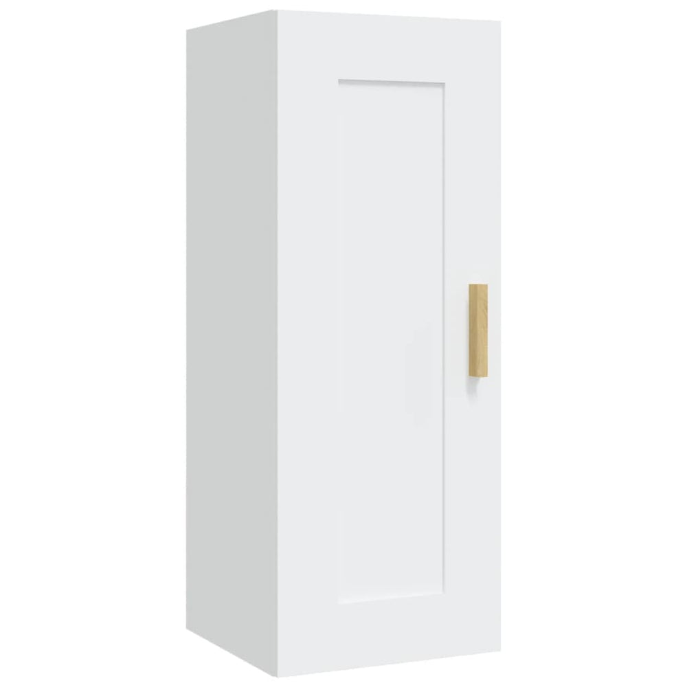 Weißer Wandschrank 35x34x90 cm