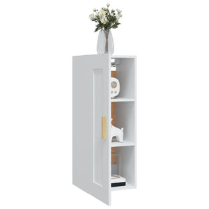 Weißer Wandschrank 35x34x90 cm