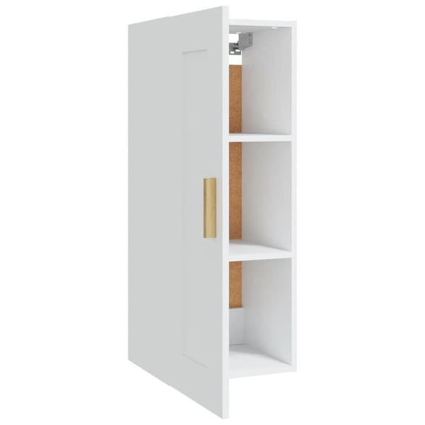 Weißer Wandschrank 35x34x90 cm