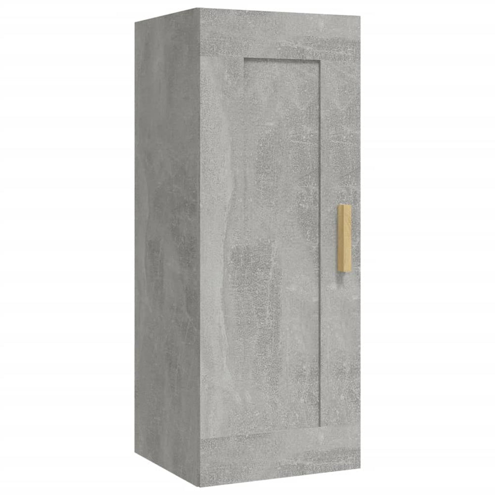 Wandschrank Betongrau 35x34x90 cm