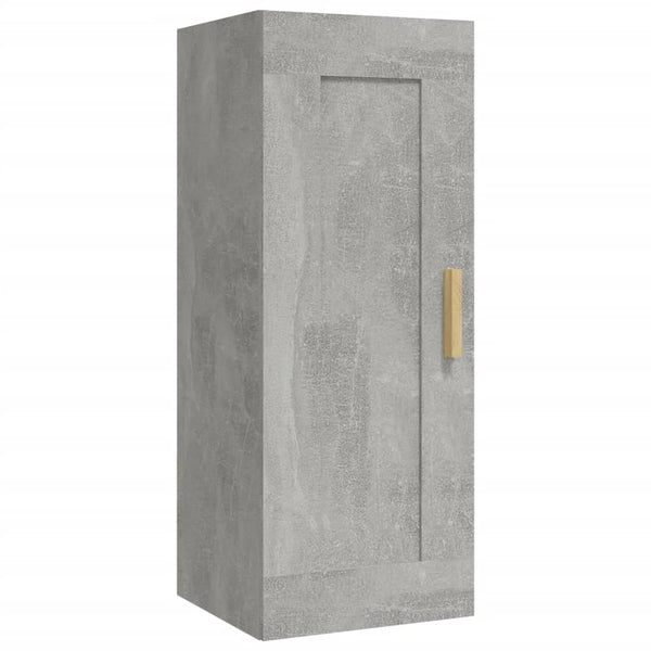 Wandschrank Betongrau 35x34x90 cm