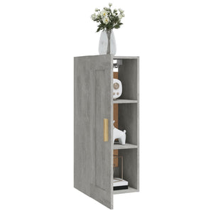 Wandschrank Betongrau 35x34x90 cm