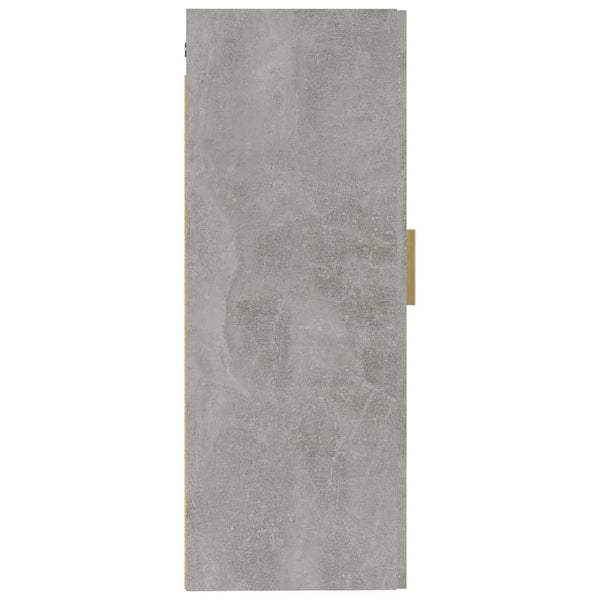 Wandschrank Betongrau 35x34x90 cm
