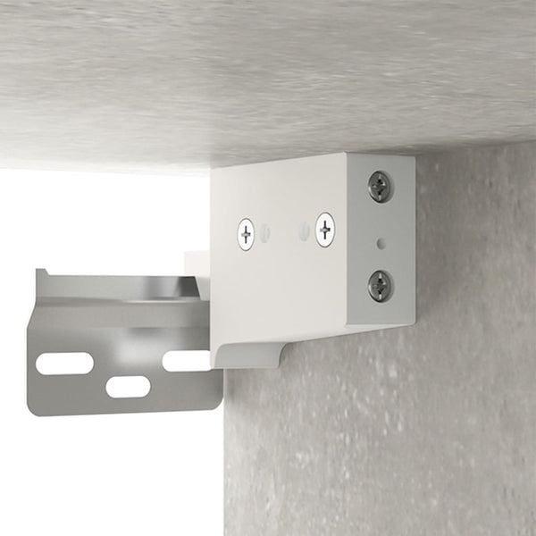 Wandschrank Betongrau 35x34x90 cm