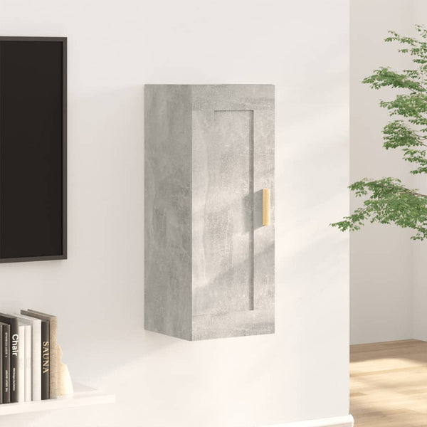 Wandschrank Betongrau 35x34x90 cm