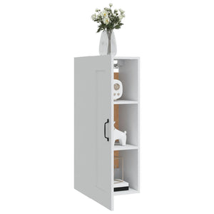 Hängeschrank Weiß 35x34x90 cm