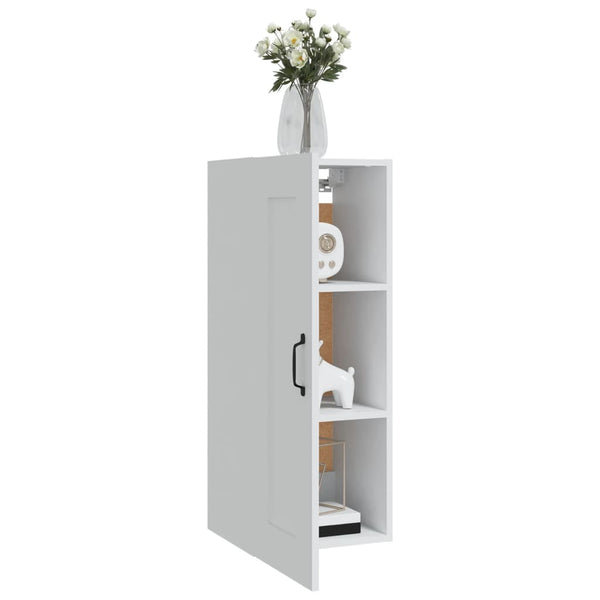 Hängeschrank Weiß 35x34x90 cm
