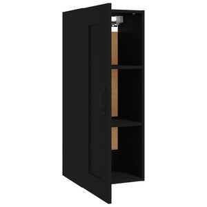 Hängeschrank Schwarz 35x34x90 cm