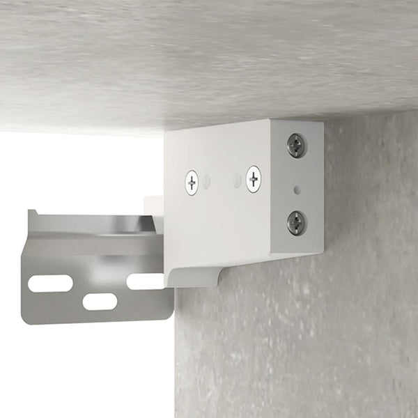 Hängeschrank Betongrau 35x34x90 cm