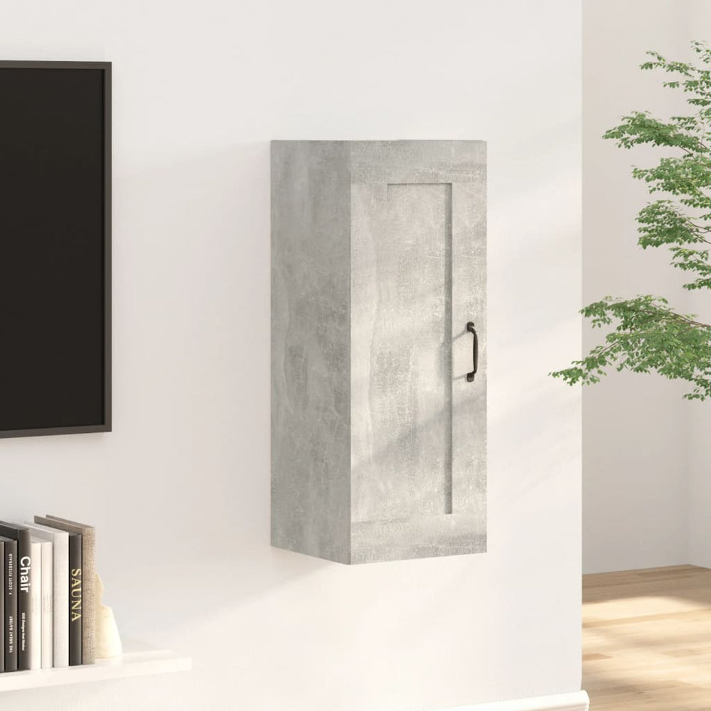 Hängeschrank Betongrau 35x34x90 cm