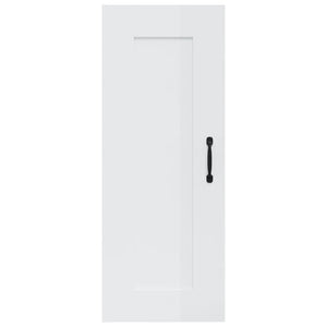 Hängeschrank Weiß Hochglanz 35x90 cm