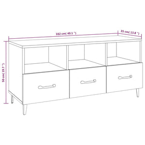TV-Schrank Sonoma Eiche 102 cm