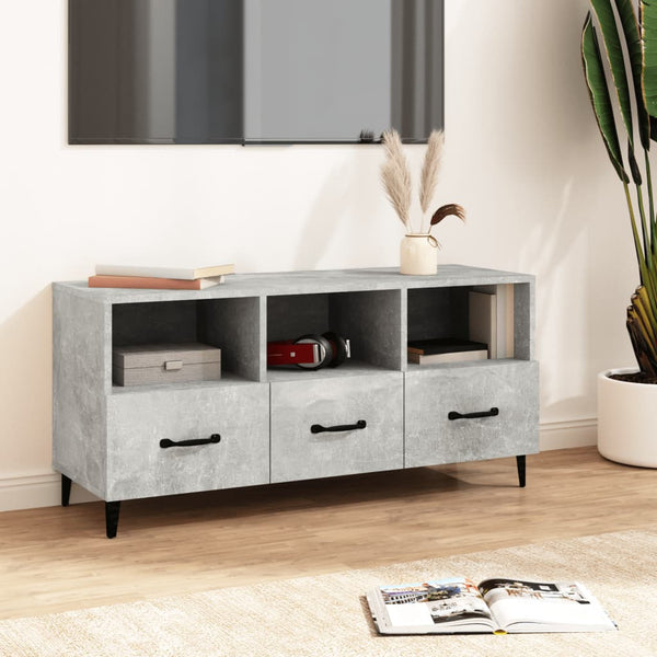 TV-Schrank Betongrau 102 cm
