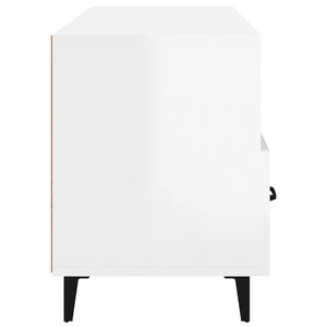 TV-Schrank Hochglanz Weiß 102 cm