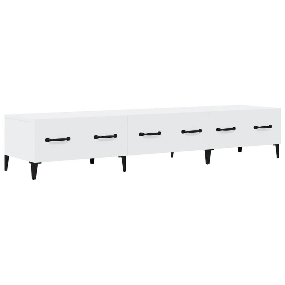 vidaXL TV Cabinet White 150x34.5x30 cm Engineered Wood