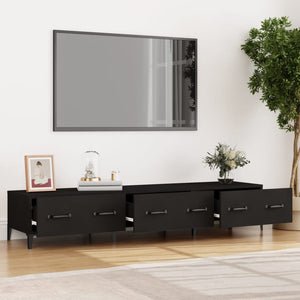 Schwarzer TV-Schrank 150 cm
