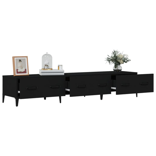 Schwarzer TV-Schrank 150 cm