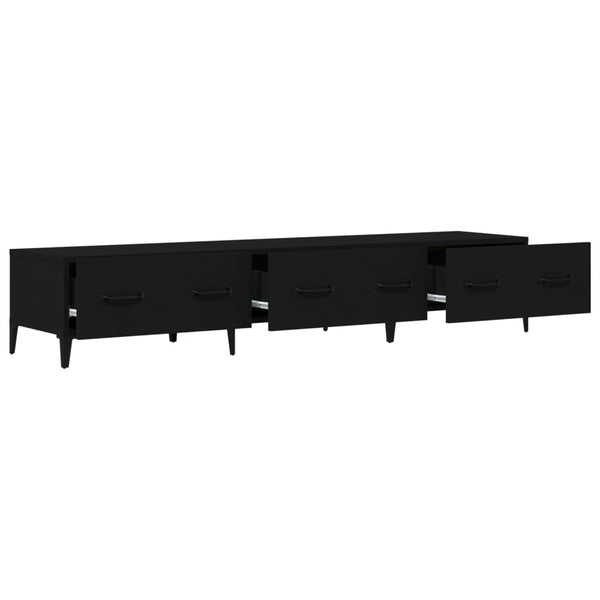 Schwarzer TV-Schrank 150 cm