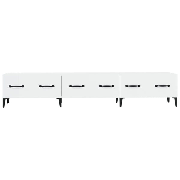 TV-Schrank Hochglanz Weiß 150 cm