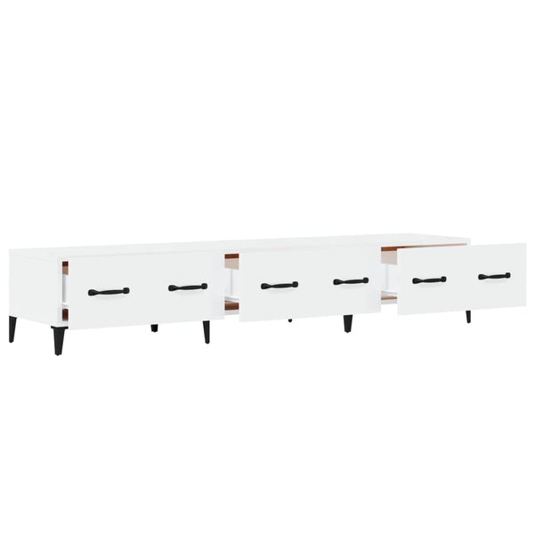 TV-Schrank Hochglanz Weiß 150 cm