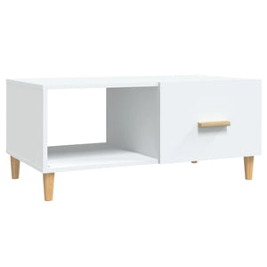 Weißer Couchtisch 89,5x50x40 cm