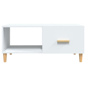 Weißer Couchtisch 89,5x50x40 cm