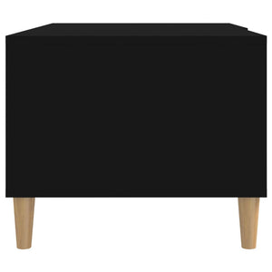 Schwarzer Couchtisch 89,5x50x40 cm