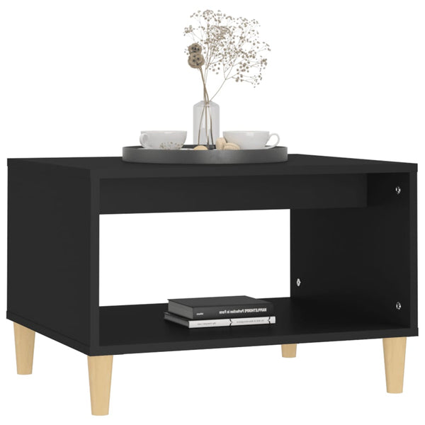 Schwarzer Couchtisch 60x50x40 cm