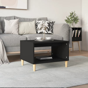 Schwarzer Couchtisch 60x50x40 cm