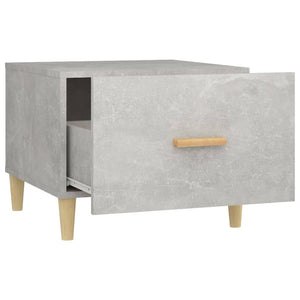 Betongrauer Couchtisch 50x50 cm
