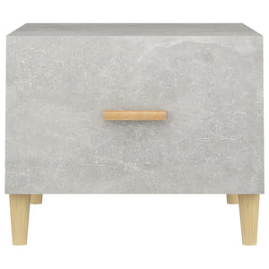 Betongrauer Couchtisch 50x50 cm